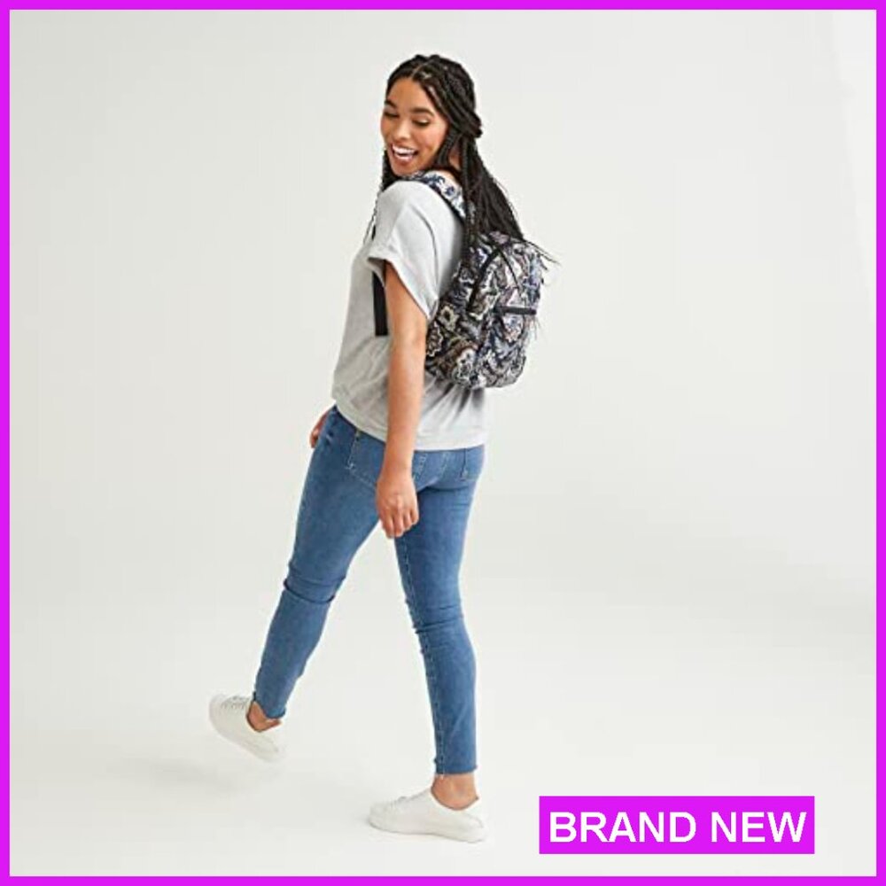 Quilted Cotton Small Backpack Adjustable Straps L… - image 6